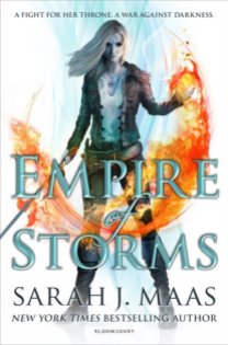 Empire of Storms by Sarah J. Maas, September 2016, Bloomsbury, RRP$17.99 AUD